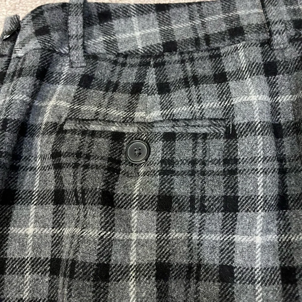 Eddie Bauer Mercer Fit Wool Blend Plaid Skirt - Tall Fit